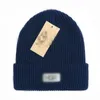 Chapeau d'hiver bonnet de luxe chapeau de créateur chapeau de seau mans / femmes bonnet casquette design de mode chapeaux en tricot automne lettre de laine jacquard unisexe chaud U9