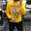 2021 MĘŻCZYZN SKOWIENIK PULLOVER DIMONT DIONTER BUDY HIP HOP SWEATER MĘŻCZYZNIE ROZNEKTONY STREETWEAR Przystojny moda O Tops HKD230725