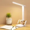 테이블 램프 눈 보호 터치 어두운 LED 가벼운 학생 기숙사 침실 읽기 USB 충전식 데스크 램프 특별 선물