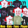 23 24 Jersey de futebol Sane 2023 2024 Camisa de futebol Goretzka gnabry camisa de futebol masculino kits kimmich fãs jogador 50th Bayern de Munique Oktoberfest Kit Neuer