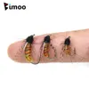 BAITS LURS Bimoo 6pcs # 10 ~ # 14 Patridge Soft Hackle Nymphe Pupa Fly Brown for Trout Bass Panfish Fishing Fix Wet Fliches Lures Appâts Fast Racking 230812