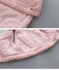 Ceketler Yeni sahte yelek katlar kızlar kış ceket bebek çocuklar pamuk yastıklı kalınlaşan sıcak paltolar çocuk giyim r230812