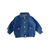 ジャケットベビーガールズボーイズファッションカジュアルデニムジャケットをコートする子供の子供オーバーコート衣装R230812