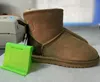 F23 Diseño clásico VL Bows Bows Boots Snow Boots 3180 Bowtie de piel de oveja Keep Boots calientes con bolsas de polvo de tarjetas de caja Hermoso regalo