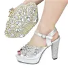 Dress Shoes Latest Italian Shoe and Bag Set African Women Wedding Shoes and Bag Set with Rhinestone Italian Shoes and Bags Matching Set 230811