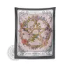 Tapissries Pentakel Tapestry Wall Hanging Witchy Forestcore Flower Occult Symbol Living Room Dorm Home Decor R230812