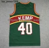 Seattle''SuperSonics''Maglie da basket Retro Sonic Kevin Durantcustom Uomo donna gioventùJersey Gary Payton Shawn Kemp Team Verde Rosso Bianco Bl