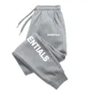 Men's Pants Autumn And Winter Fleece Men's Clothing Trousers Letter Print Fashion Drawstring Casual Pants Sweatpants Jogging Sports Pants 230812