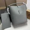 Sy Bucket Bag Designer Bag Umhängetasche Luxus Handtasche Klassische Mini Super große Kapazitätsbeutel Frauen Mutter und Kinderbeutel echte Leder Brieftasche Feste Farbe