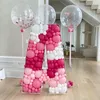 Andra evenemangsfestleveranser 915 cm Giant Letter Balloon Filling Box Birthday Figure Wedding Festival Decor Baby Shower Baloon Mosaic Frame 230812