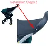 Stroller onderdelen accessoires Doona opslag PRAM SUNSHADE Verlengingskap en opbergtas voor pramcar stoel Pram Cushion Rain Cover Accessories 230812