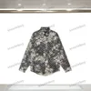 Xinxinbuy Men Designer Tee T Shirt 23ss Paris Camouflage Letter Printing krótkie rękawowe kobiety Czarne 334433 XS-L
