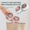 Other Home Garden GOONE Hanging Neck Fan 1000 MAh Quiet Small USB Rechargeable Ai Screen Display Portable Mini Ventilateur Venty Fan Portable 230812