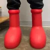 MSCHF Big Boy Boots Red Boots Astro Boots Fashion Office Rubber Outdoor Extérieur imperméable Bottes de pluie Taille 36-45