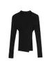 Women's Sweaters Black V-neck Halter Sweater Spring Undershirt Top Women