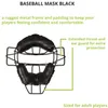 Caps Caps Máscaras Máscaras Protetor de Baseball As crianças máscaras de máscara de aço de softball clássico de softbol adulto com o equipamento de proteção contra a cabeça de couro PU 230811