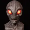 Party Masks Halloween Alien Mask Scary Horrible Horror Alien Supersoft Mask Mask Mask Decoration Dekoracja Zabawne Cosplay Prop Maski 230811