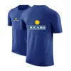 Heren t shirts ricard 2023 t-shirt mannen losse casual korte mouwen lente en zomer ademende tee katoenen kleding