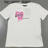 Nouveau 23SS Mens Love T-shirt Designer Pa Spray Cœur Imprimé Polo Fonds Brand de mode Angelss Street Graphic Womens Mens Tees