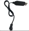 Cabo do carregador de energia USB 7.2V 250mA Saída Cabo de carregamento USB com plugue SM 2P para bateria NI-MH NI-MH