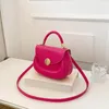 Evening Bags Ladies Luxury Designer Handbag Small Cute Pink Leather Crossbody Purse Sling Shoulder Side Bag For College Girls 230812