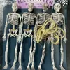 Andra evenemangsfestleveranser Lofytain 4 st 17 cm Simulering Human's Skeleton Ornament Human Fake Bones Halloween Party Home Decorations 230811