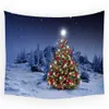 Tapestries Kerstboom Creatief Biscuit Print Patroon Tapestry Tapestry Slaapkamer Wondkamer Muur Decoratie Muur Hangend Tapestry R230812