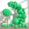 Decoratie 60/100 stuks Ballonnen Verjaardagsdecoratie Volwassen Bruiloftsslinger Decoraties Effen Kleur Ballonnen Babyshower