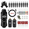 Machine Machine Rocket Mini Tattoo Kit Rotary Complete WX5 Tattoo Power Supply 10pcs eletles tattoo machine مجموعات مع بطاريتين 230811