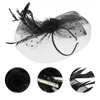 Bandanas Barrette Hat Tea Party Women Fascinator Vintage Hats Clip Women's Fascinators