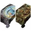 Tafelkleed Medieval Praag Astronomische klok en Steampunk Mechanical Watch Digital TableCleoth door Ho Me Lili voor tafelbladdecoratie