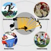 Balls Adjustable Footwork Soccer Football Fitness Speed Rungs Agility Ladder Training Equipment Kit with Resistance Parachute Disc 230811