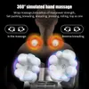 3D ugniatanie Shiatsu podgrzewany podgrzewany samochód/domowy masaż szyjki szyjki szyjka masażer szal Massager HKD230812