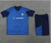 2023-24 Marseillees Men's and Children's Soccer Short Sleeve Training Shirt 23/24 ALEXIS OM Survey Maillot Foot Chandal 01