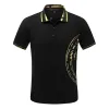 Projektant mody Mens Polos Shirt T-shirt Summer Hafted Pattern Business Fashion Black and White Kołnierze Pinkwing-6CXG8125