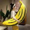 Gevulde pluche dieren 70-120cm Gigantisch zacht cartoon banaan knuffels Gevuld fruitkussen Creatief Meisjes Valentijnsdag cadeau knuffel pop