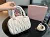 Женская роскошная дизайнерская сумка сумочка на плечах бренд многоцветный черно -белая розовая коробка