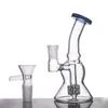 휴대용 유리 비이커 Bong Hooka Water Pipes 매트릭스 Perc Heady Dab Rigs Chicha 독특한 애쉬 포수 봉