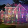 Utomhus WF RG/RGB Laser Static Stars Snowflake Projector Landscape Christmas Garden Light Party House Wall Tree DJ Effect Z16N6 HKD230812
