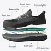 Boots Breathable Mens Work Safety Shoes Composite Toe Antismashing Punctureproof Indestructible Security Lightweight Sneakers 230812