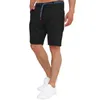 Herren Shorts Europäischer und amerikanischer Sommer -Jogginghose Striped Cotton Sports Hosen Männliche Gelegenheitsstreetwege