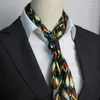 Laço de arco 60 60 cm de seda masculino garotas garotas mulheres pequenas quadradas lenço de luxo acessórios de luxo cravat cravate homme
