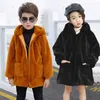 재킷 걸스 키즈 코트 재킷 오버 코트 면화 2023 요정 따뜻한 겨울 십대 플러스 사이즈 어린이 의류 r230812