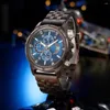 Montre-bracelets Menc masculin Watch Luminous Chronographe Military Militar