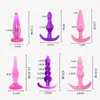 Analspielzeug 46pcsset Safer Silikon Butt Plug Dildo Masturbation Vaginal Sex für Frauen Dilator für Gay 230811
