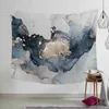 Tapestries Marble Texture Ink Painting Golden Lines Tapestry Wall Hanging Home Wall Decor Bedroom Tapestry Wall Hanging Yoga Mat Picnic Mat R230812