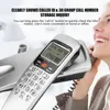 Téléphones FSK / DTMF Desktop Cordond Landline Caller ID Téléphone Mur Mur Moute MUTE / PAUSE FONCTIONS POUR LA BANDE ELOFFICE HOME 230812