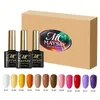 12 colori kit di stellari polacchi in gel neutro nudo, immergiti in gel led set manicure fai -da -te dono di unghie per unghie per la donna della donna