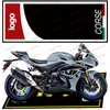 Teppichdisplay Motorrad Parkmatte Polyester Rennspannung Moto Teppiche Antislip -Nachtteppiche Customized p230812