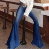 Женские джинсы 2023 Beautiful Bell Bottoms xshape Женщины полноценные брюки для ног весна винтажные брюки в стиле